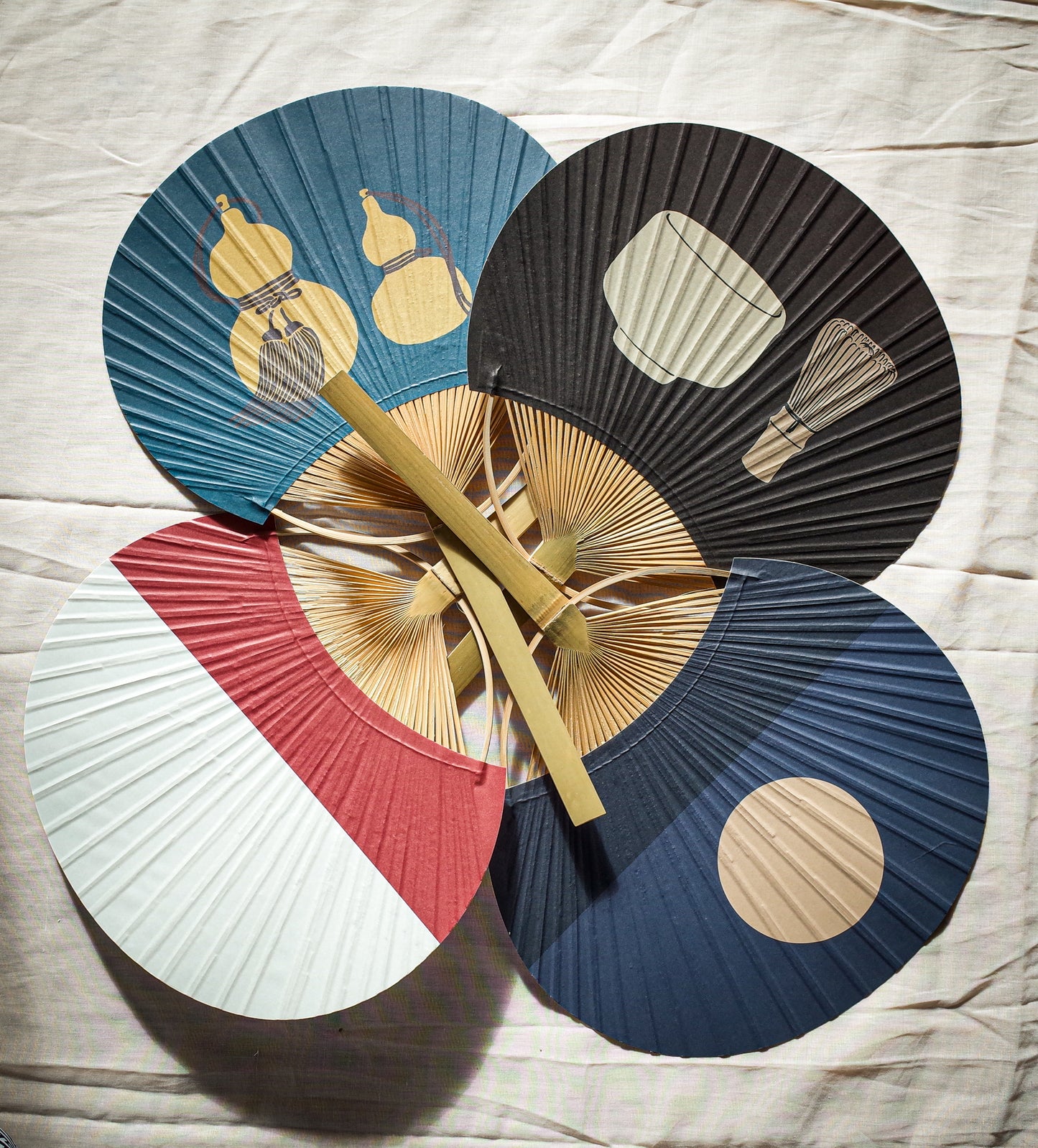 Uchiwa Japonais - Drapeau Japon