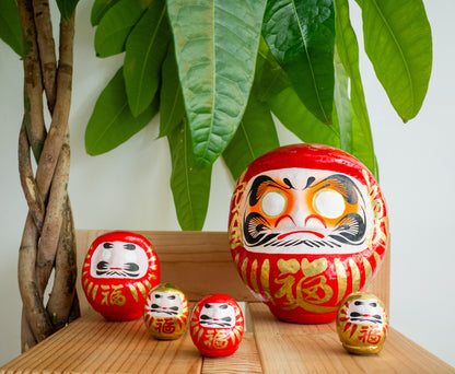 Mini Daruma Aka